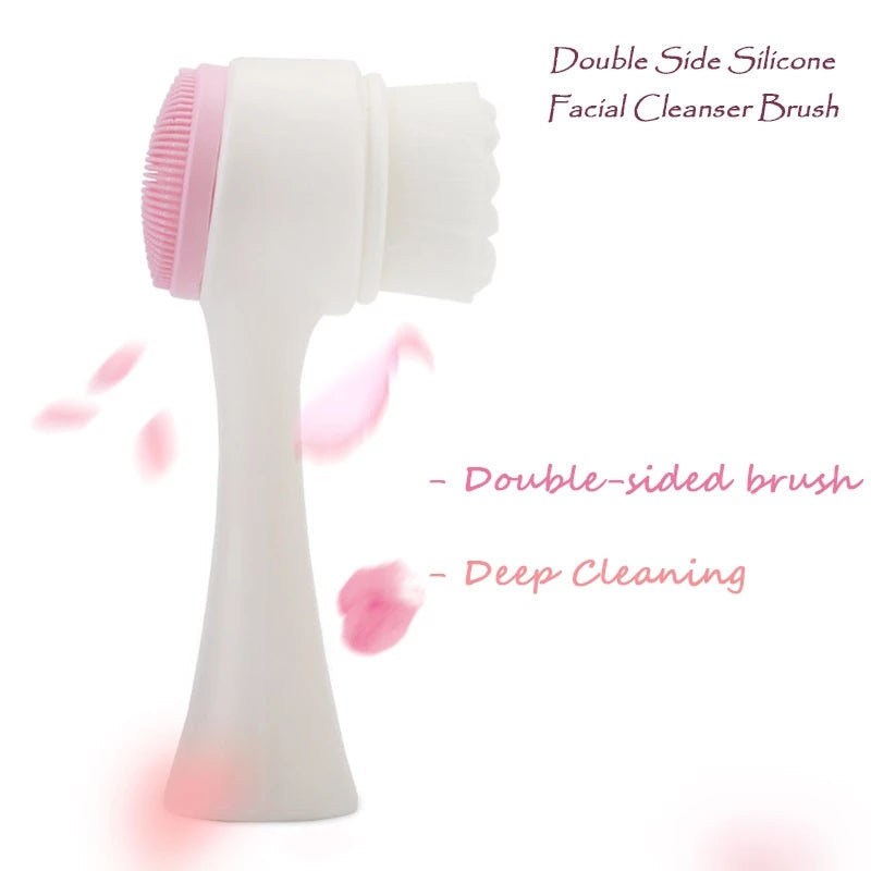 bbuy.pk 3D Double Side Silicone Cleanser Face Brush